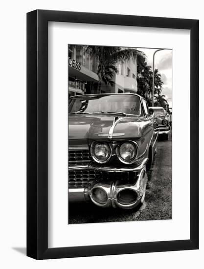 Classic Cars of Miami Beach-Philippe Hugonnard-Framed Photographic Print