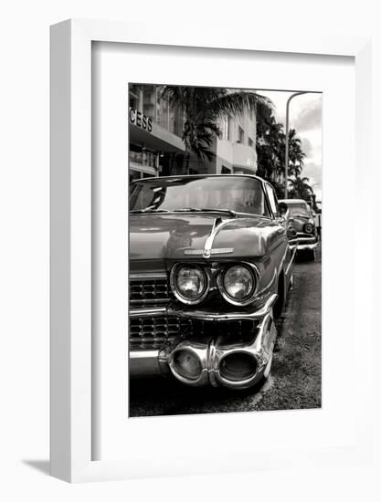 Classic Cars of Miami Beach-Philippe Hugonnard-Framed Photographic Print