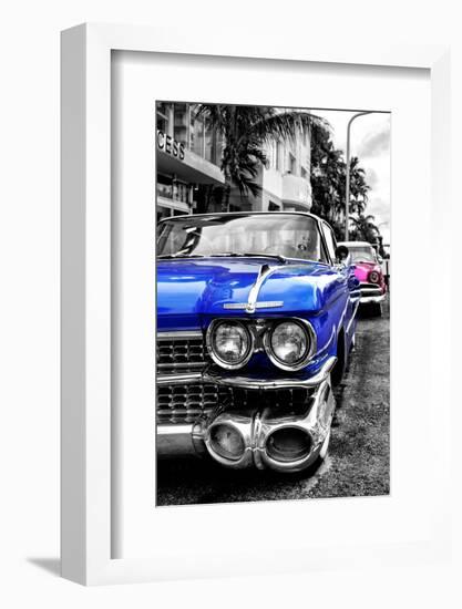 Classic Cars of Miami Beach-Philippe Hugonnard-Framed Photographic Print