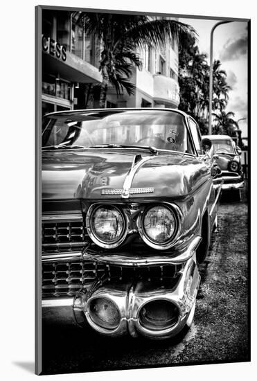 Classic Cars of Miami Beach-Philippe Hugonnard-Mounted Photographic Print