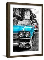 Classic Cars of Miami Beach-Philippe Hugonnard-Framed Photographic Print