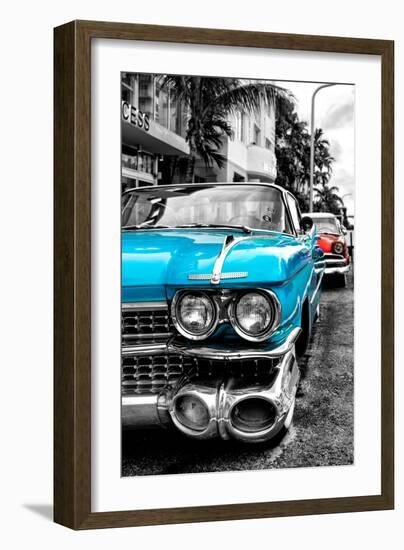 Classic Cars of Miami Beach-Philippe Hugonnard-Framed Photographic Print