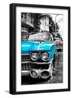 Classic Cars of Miami Beach-Philippe Hugonnard-Framed Photographic Print