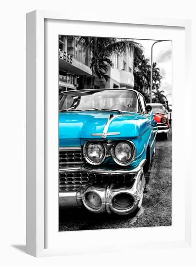 Classic Cars of Miami Beach-Philippe Hugonnard-Framed Photographic Print