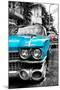 Classic Cars of Miami Beach-Philippe Hugonnard-Mounted Premium Photographic Print