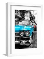 Classic Cars of Miami Beach-Philippe Hugonnard-Framed Photographic Print