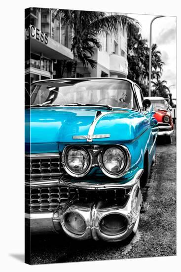 Classic Cars of Miami Beach-Philippe Hugonnard-Stretched Canvas