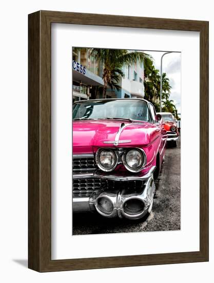 Classic Cars of Miami Beach-Philippe Hugonnard-Framed Photographic Print