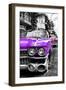 Classic Cars of Miami Beach-Philippe Hugonnard-Framed Photographic Print