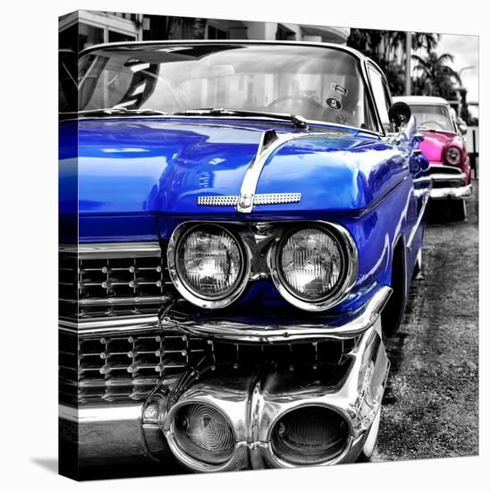 Classic Cars of Miami Beach-Philippe Hugonnard-Stretched Canvas