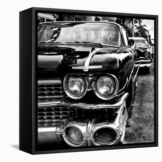 Classic Cars of Miami Beach-Philippe Hugonnard-Framed Stretched Canvas