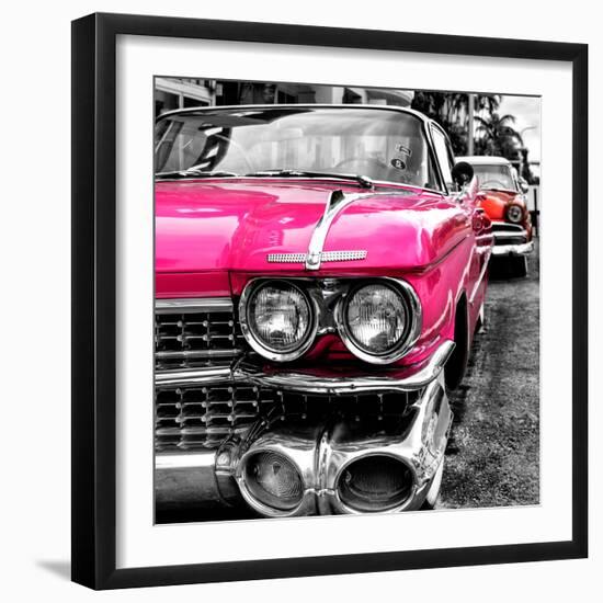 Classic Cars of Miami Beach-Philippe Hugonnard-Framed Photographic Print