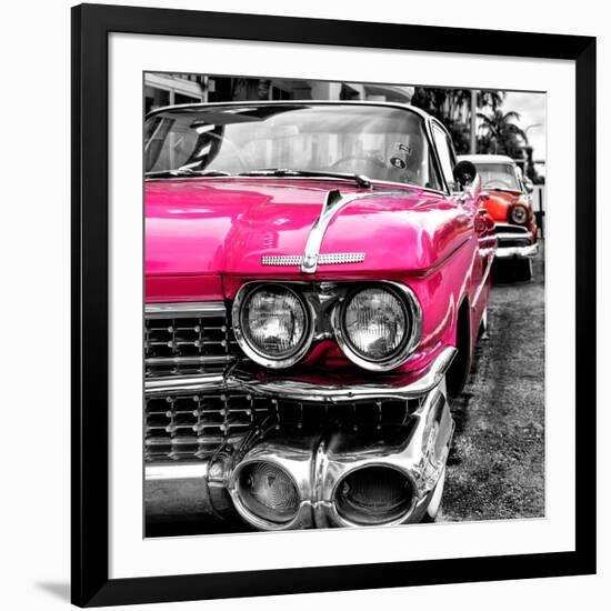 Classic Cars of Miami Beach-Philippe Hugonnard-Framed Premium Photographic Print