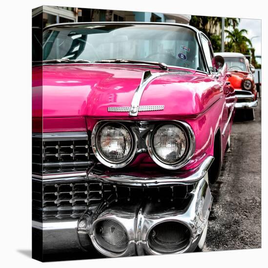 Classic Cars of Miami Beach-Philippe Hugonnard-Stretched Canvas