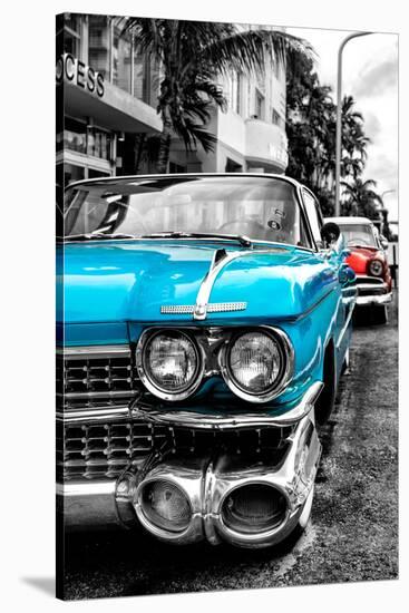 Classic Cars of Miami Beach-Philippe Hugonnard-Stretched Canvas