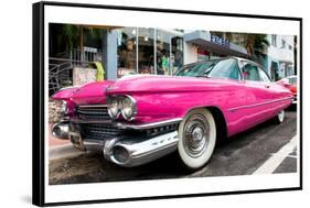 Classic Cars of South Beach - Miami - Florida-Philippe Hugonnard-Framed Stretched Canvas