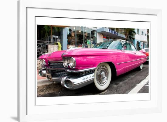 Classic Cars of South Beach - Miami - Florida-Philippe Hugonnard-Framed Photographic Print