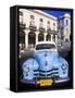 Classic Cars, Old City of Havana, Cuba-Greg Johnston-Framed Stretched Canvas