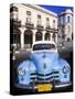 Classic Cars, Old City of Havana, Cuba-Greg Johnston-Stretched Canvas