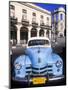 Classic Cars, Old City of Havana, Cuba-Greg Johnston-Mounted Photographic Print