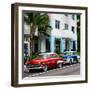 Classic Cars on South Beach - Miami - Florida-Philippe Hugonnard-Framed Photographic Print