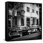 Classic Cars on South Beach - Miami - Florida-Philippe Hugonnard-Framed Stretched Canvas