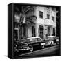 Classic Cars on South Beach - Miami - Florida-Philippe Hugonnard-Framed Stretched Canvas