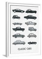 Classic Cars-Clara Wells-Framed Giclee Print