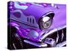 Classic Chevrolet with Flaming Hood-Bill Bachmann-Stretched Canvas