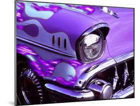 Classic Chevrolet with Flaming Hood-Bill Bachmann-Mounted Premium Photographic Print