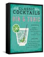 Classic Cocktail Gin and Tonic-Michael Mullan-Framed Stretched Canvas