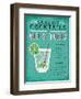 Classic Cocktail Gin and Tonic-Michael Mullan-Framed Art Print