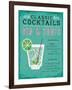 Classic Cocktail Gin and Tonic-Michael Mullan-Framed Art Print