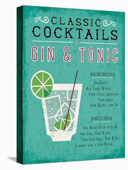 Classic Cocktail Gin and Tonic-Michael Mullan-Stretched Canvas
