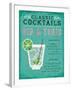 Classic Cocktail Gin and Tonic-Michael Mullan-Framed Art Print