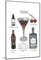 Classic Cocktail - Manhattan-Naomi McCavitt-Mounted Art Print