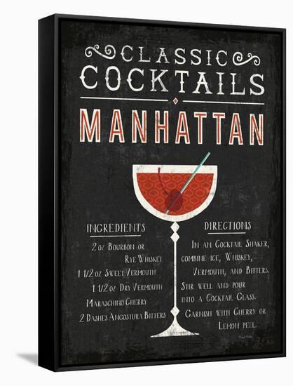 Classic Cocktail Manhattan-Michael Mullan-Framed Stretched Canvas