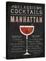 Classic Cocktail Manhattan-Michael Mullan-Stretched Canvas