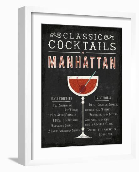 Classic Cocktail Manhattan-Michael Mullan-Framed Art Print