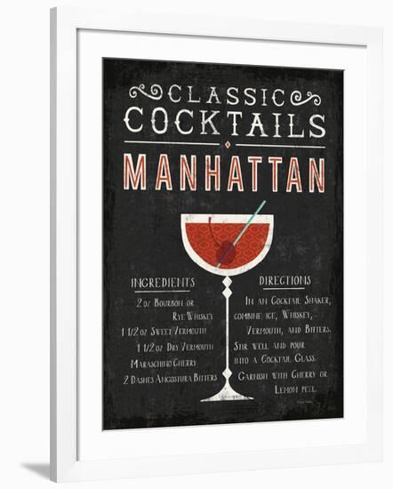 Classic Cocktail Manhattan-Michael Mullan-Framed Art Print