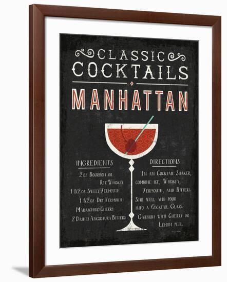 Classic Cocktail Manhattan-Michael Mullan-Framed Art Print