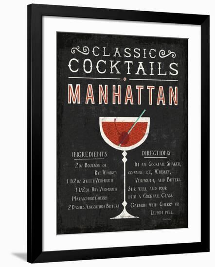 Classic Cocktail Manhattan-Michael Mullan-Framed Art Print