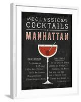Classic Cocktail Manhattan-Michael Mullan-Framed Art Print