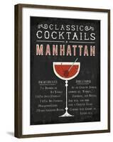 Classic Cocktail Manhattan-Michael Mullan-Framed Art Print