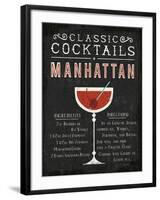 Classic Cocktail Manhattan-Michael Mullan-Framed Art Print