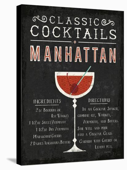 Classic Cocktail Manhattan-Michael Mullan-Stretched Canvas