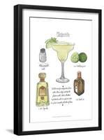 Classic Cocktail - Margarita-Naomi McCavitt-Framed Art Print