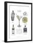 Classic Cocktail - Martini-Naomi McCavitt-Framed Art Print