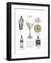 Classic Cocktail - Martini-Naomi McCavitt-Framed Art Print