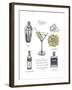 Classic Cocktail - Martini-Naomi McCavitt-Framed Art Print